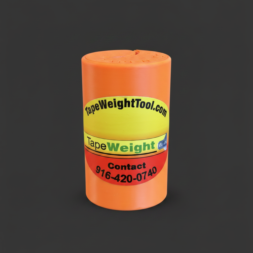 Orange TapeWeight Tool