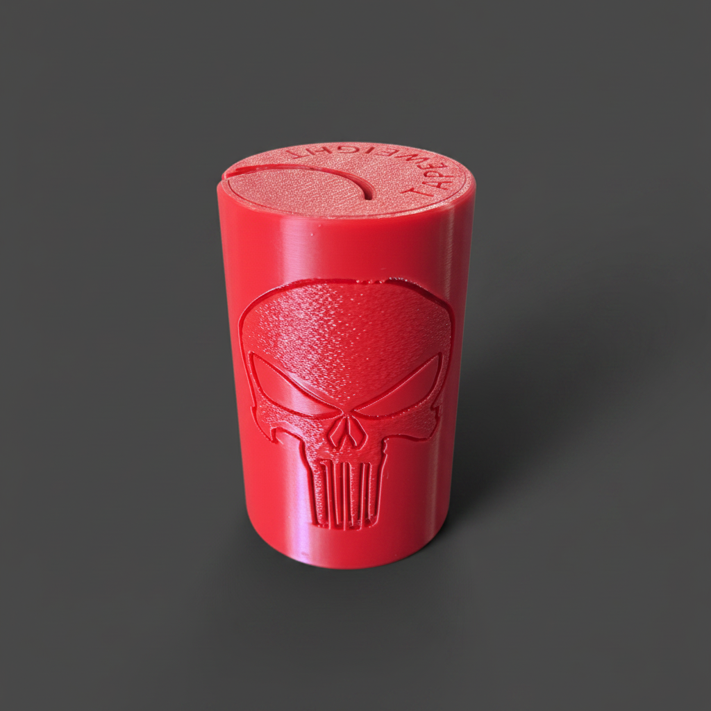 Skull TapeWeight on dark gray background