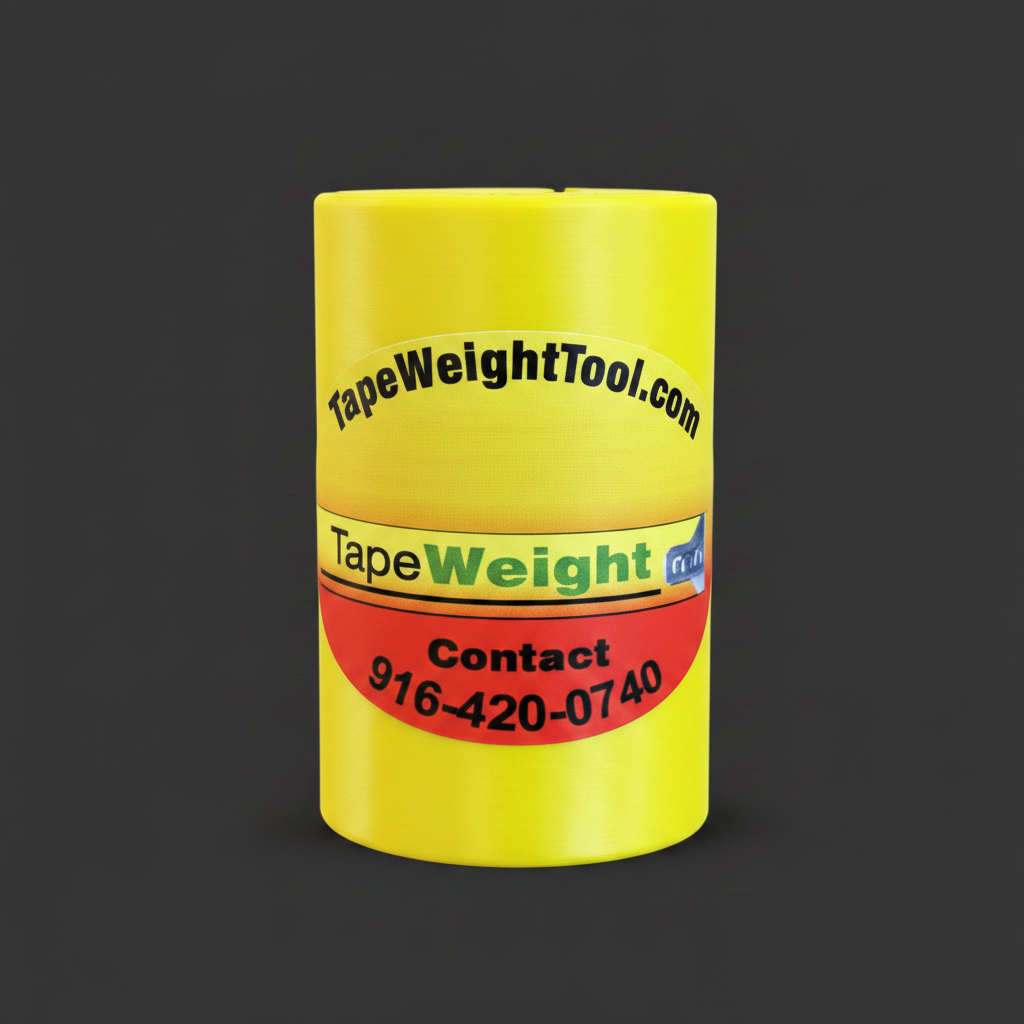 Yellow TapeWeight Tool
